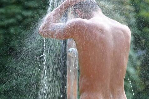 prostatit önlenmesi için kontrast duş