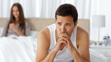 prostatit nedeniyle bir erkeğin yatağındaki sorunlar